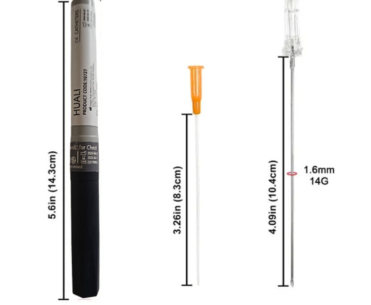 Entlastungspunktionsnadel, needle decompression, Spannungspneumothorax