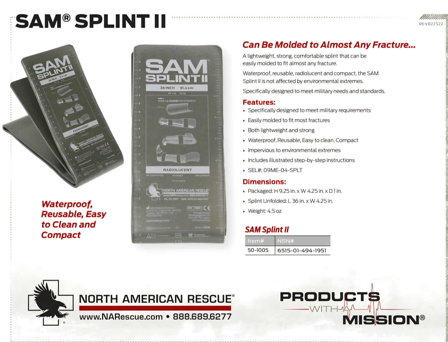 SAM Splint II